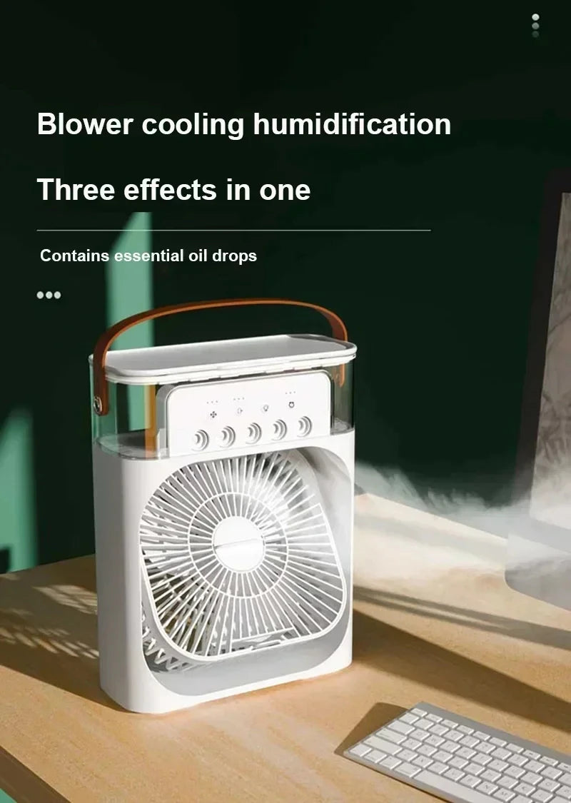 3-in-1 Mini Air Cooler | Portable Fan